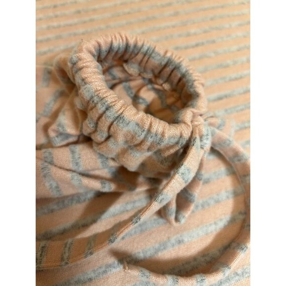 Ana‎ XS Striped Long Sleeve Top With Tie Cuffs Polyester & Spandex NEW - Picture 4 of 5